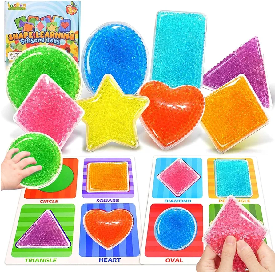 Sensory Toy, Education Learning Colors & Shapes Sorting Toys, Sensory Toys for Autistic , Fine Motor Skills Game - Gifts