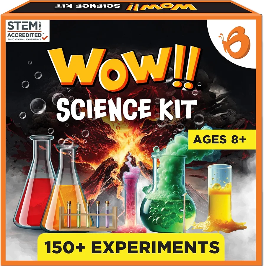 ButterflyEdufields 150+ Science Kits for kids ages 6 8 10 12 | Birthday Gift ideas for boys and girls Ages 8+ Years | STEM Learning & Educational Toys with 150+ Chemistry Experiments