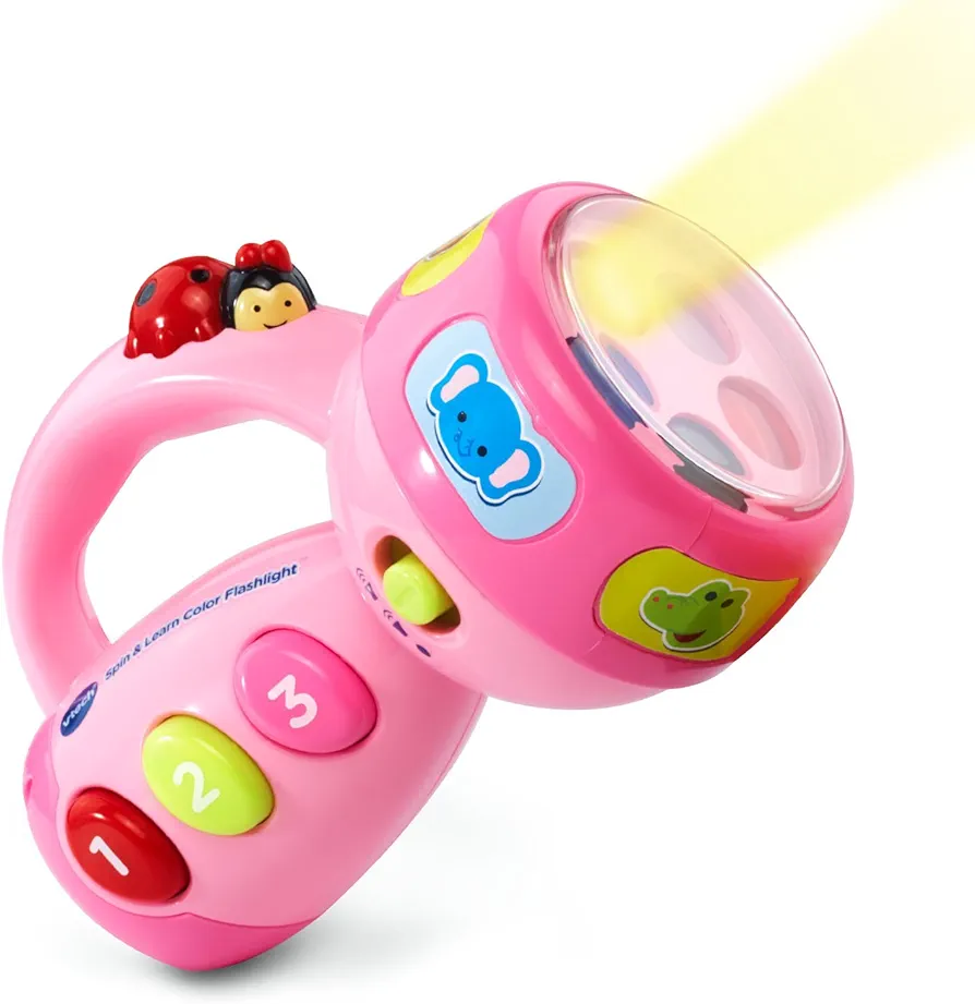 VTech Spin and Learn Color Flashlight, Pink