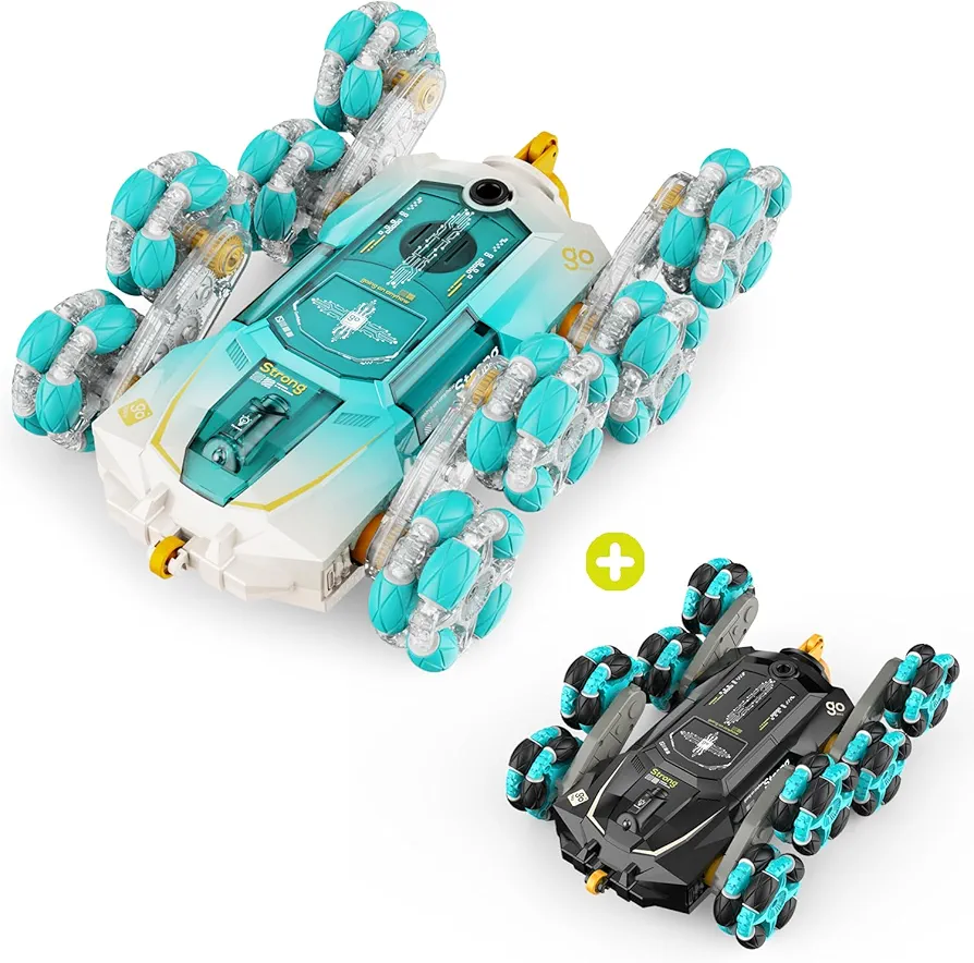 8WD Gesture Sensing RC Stunt Cars - Gifts Toys for Boys Girls 8-13 Years Old,2.4Ghz Remote Control Transform Climbing Drift Car with Lights Music,Birthday Presents for Kids Age 8 9 10 11 12 yr