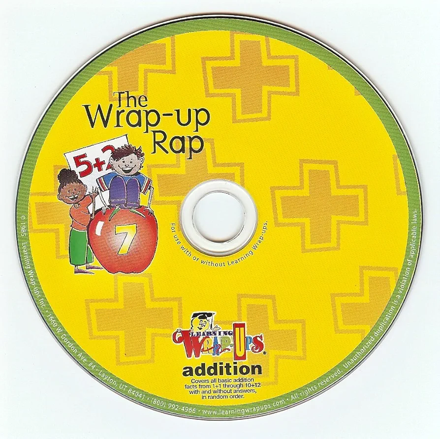 Learning Wrap-Ups Addition Rap CD, 201CD