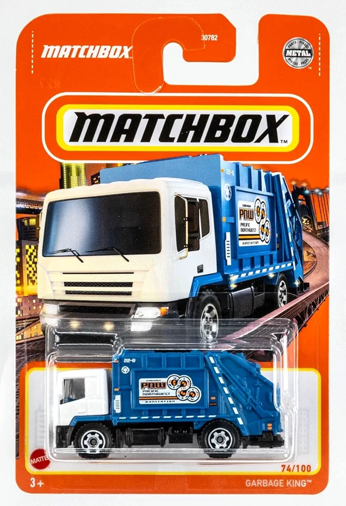 Matchbox Garbage King 74/100 (Blue)