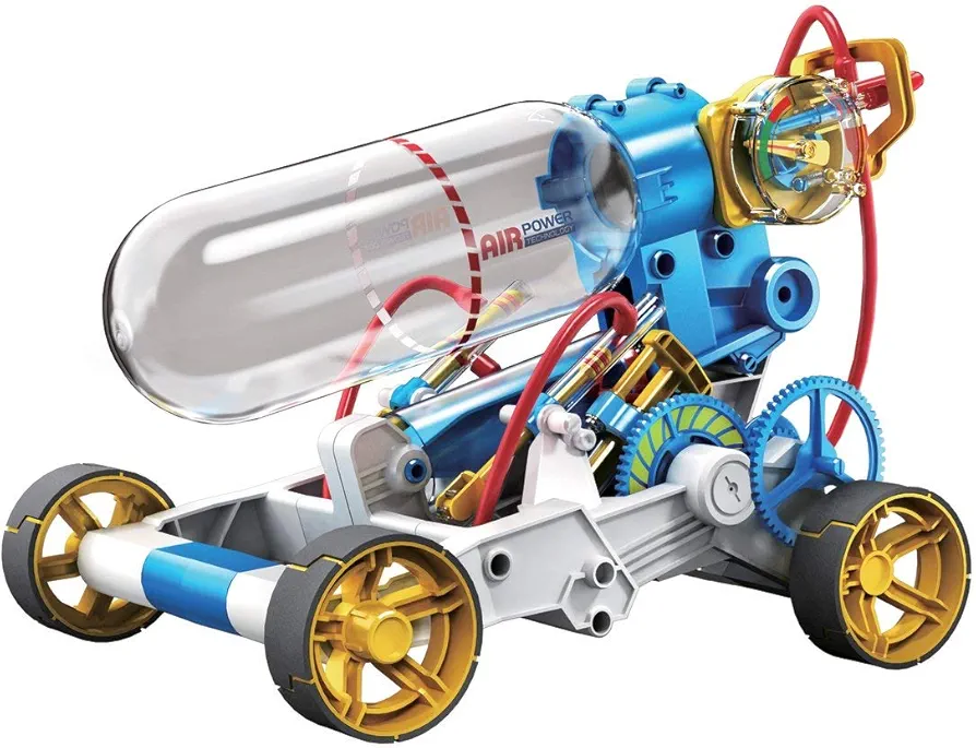 631 Air Power Racer Kit, Recommended Ages 10+, Fun and Easy to Build, Safety Valve Will Open and Bleed The Air Automatically if The User Keeps Pumping While The Tank is Full