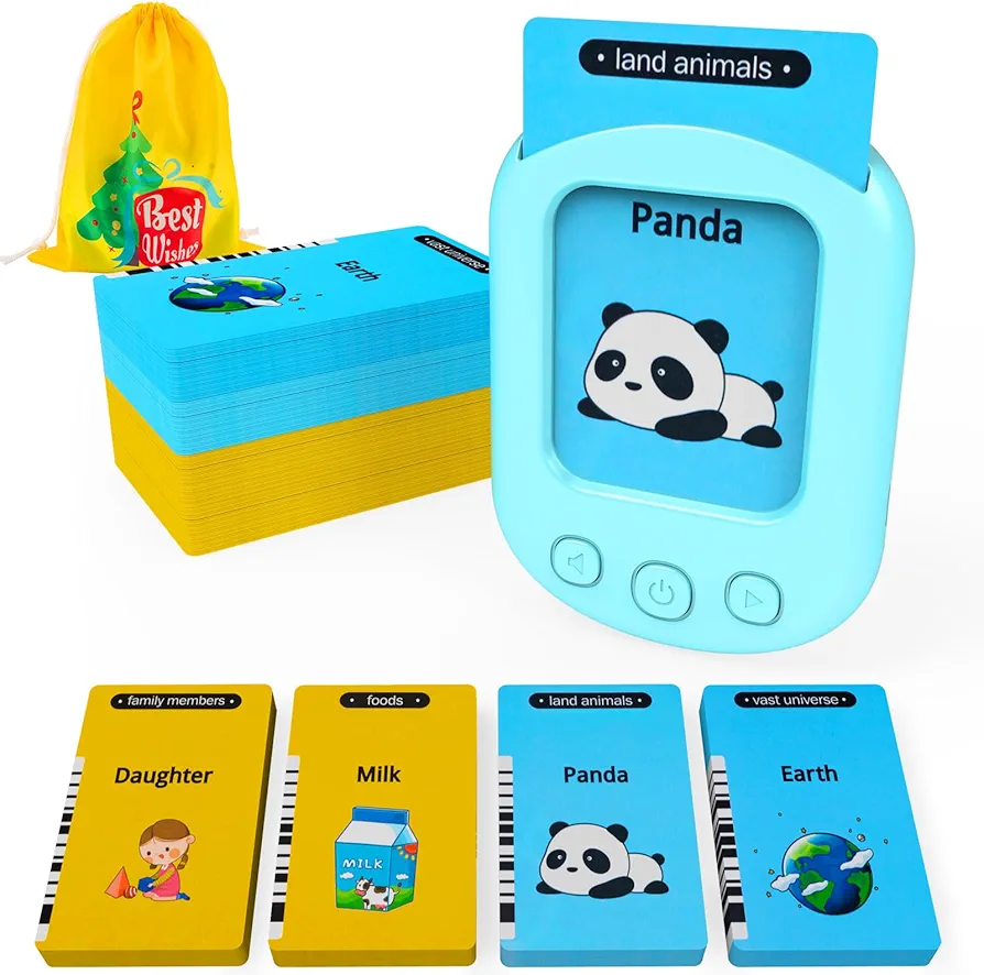 Toddlers Learning Toys for 2+ 3 4 5 6 7 Years Old Boys Girls, 224 Sight Words Talking Flashcards Kindergarten, Autism Sensory Montessori Educational Toys