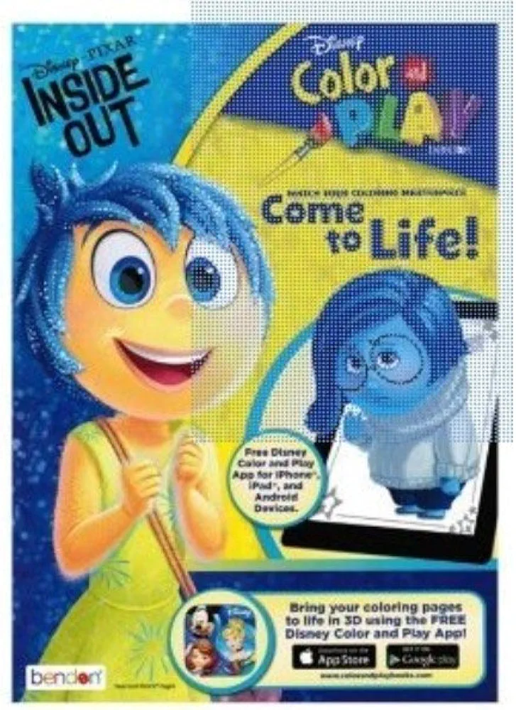 Disney Pixar Inside Out Color and Play Activity Book