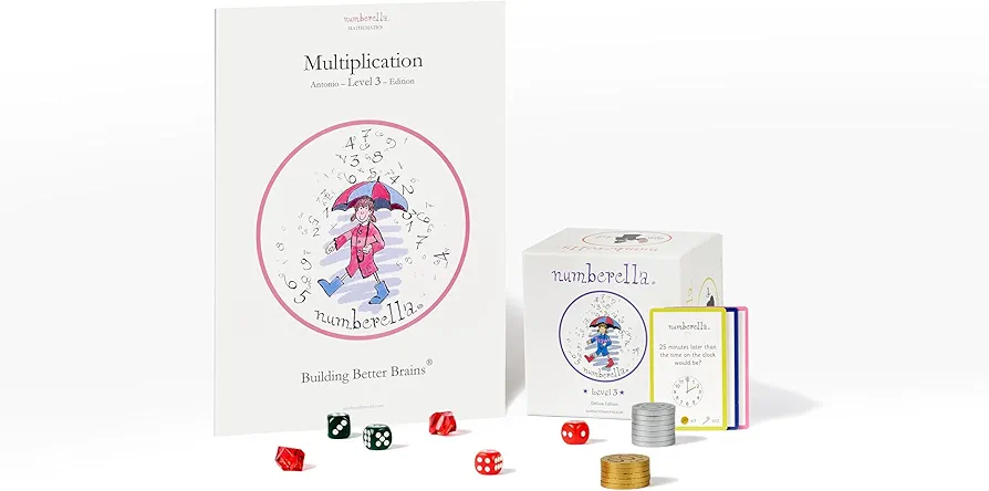 Level 3 Gifted Bundle | Numberella Deluxe Level 3 | Numberella Maths Books - Multiplication, Level 3 for Children from 8-11