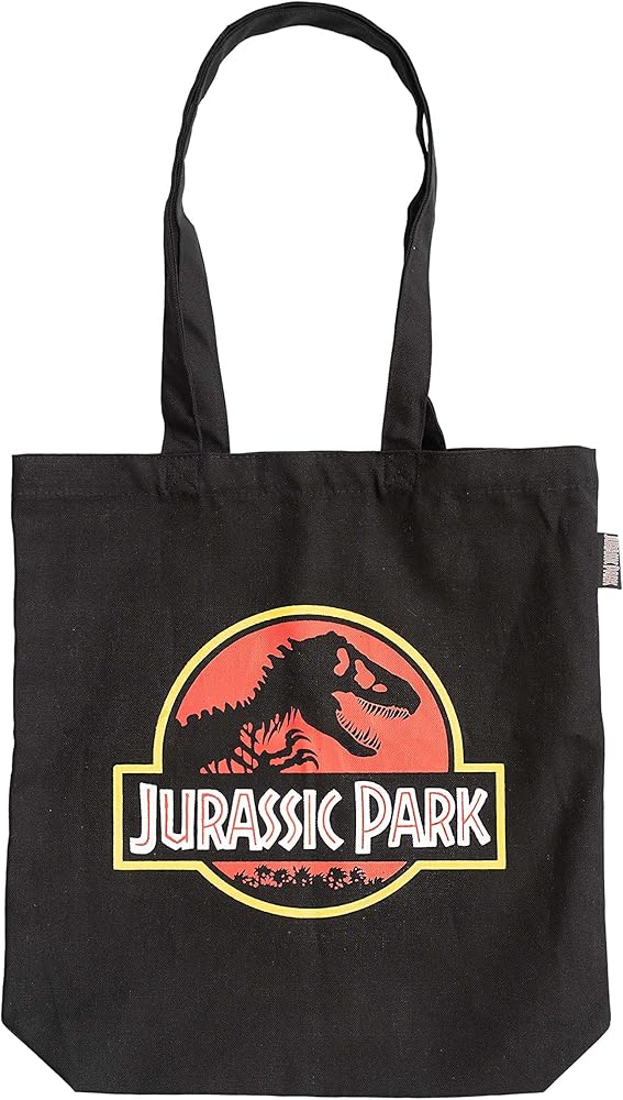 Grupo Erik Unisex's Minimal Tote Bag, Jurassic Park, Jurassic Park