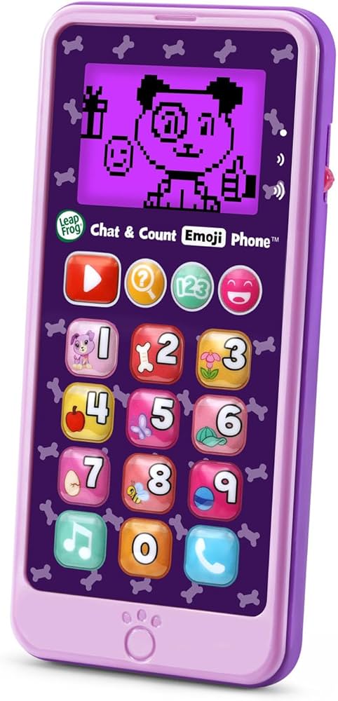 LeapFrog Chat and Count Emoji Phone, Purple