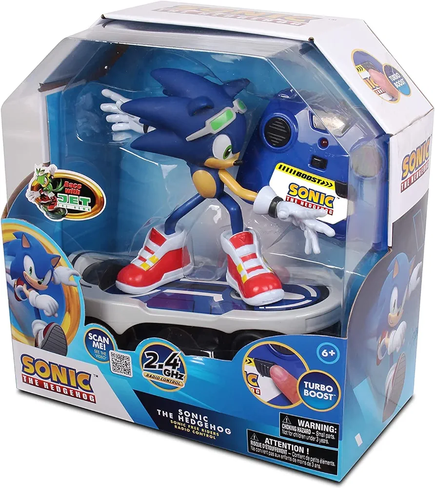 NKOK Sonic NKOK Free Rider R/C, Turbo Boost Feature: Goes from Fast to Super-Fast, Allows Children to Pretend to Drive and Have Fun at The Same Time, for Ages 6 and up