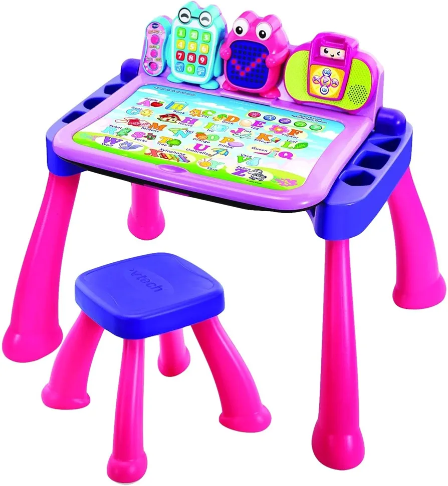 VTech Touch and Learn Activity Desk Deluxe, Pink