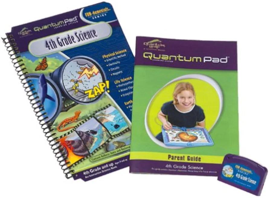 Quantum Pad Learning System: 4th Grade Science Interactive Book and Cartridge