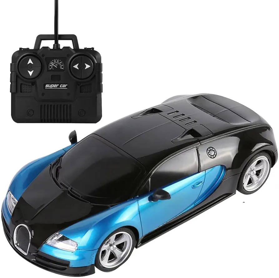 Remote Control Car for Boys Kids Age 3 to 7, 1:18 Scale High Speed RC Cars Racing Car with LED Headlight,Car Toys Birthday for Boys Girl