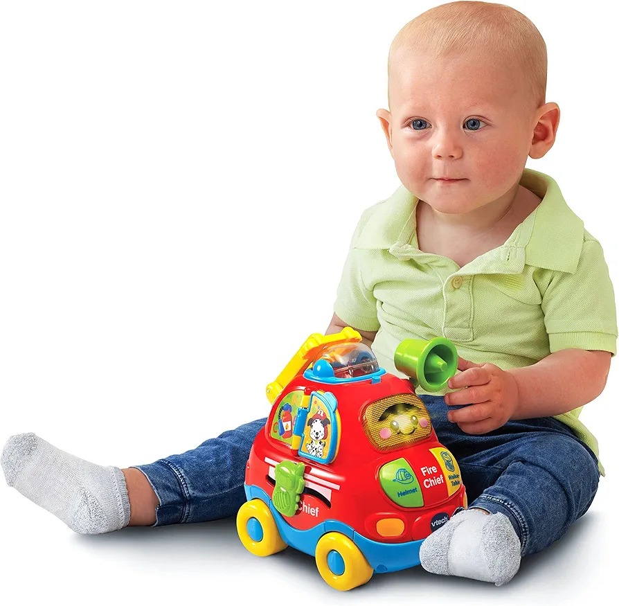 VTech Go! Go! Smart Wheels Jumbo Push and Discover Fire Chief