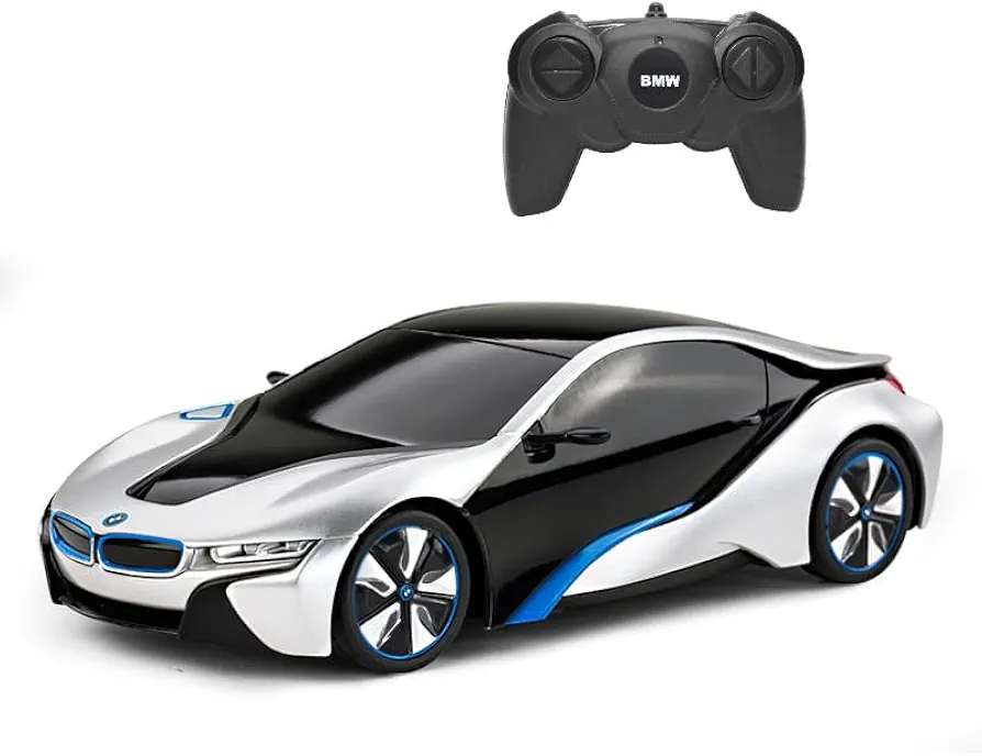 PowerTRC Remote Control Car Electric Licensed BMW I8 with 2.4Ghz| 1:24 Scale Radio RC Super Sport Racing Hobby Model Toy for Boys, Girls, and Adults | Perfect Birthday Idea Gift