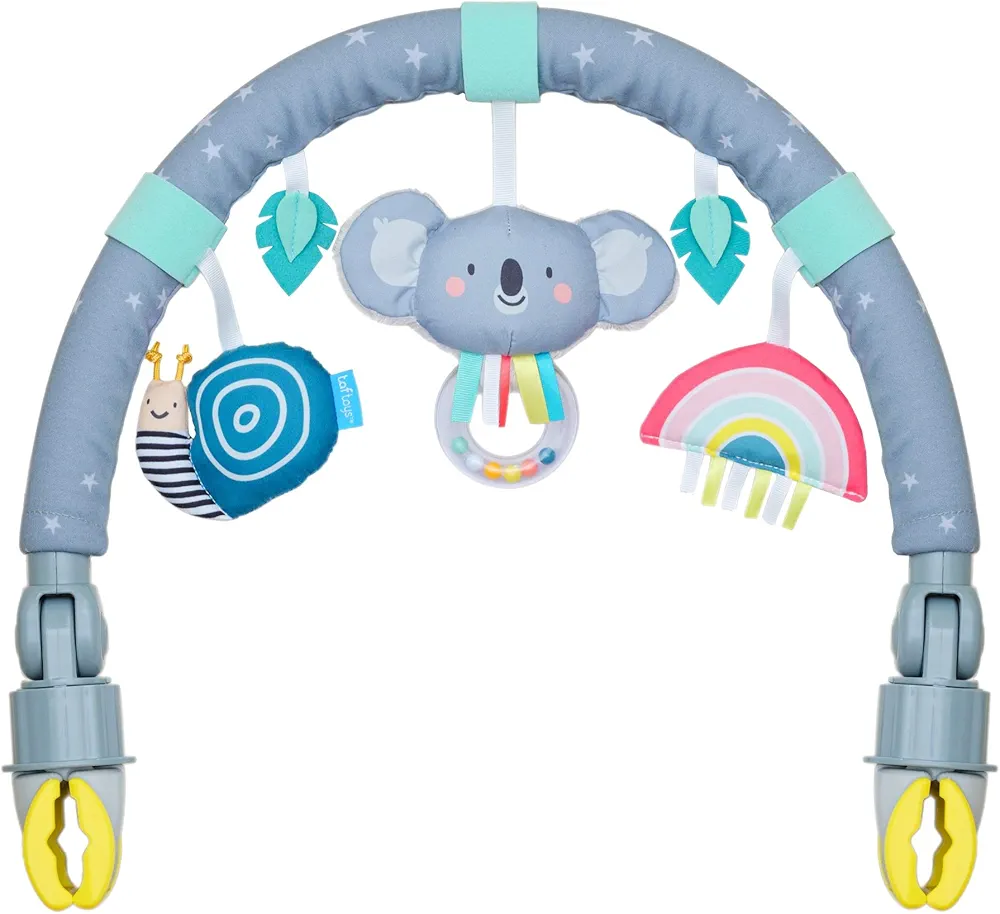 Taf Toys Koala Daydream pram, Stroller & car seat Arch | Ideal for Infants & Toddlers, Activity Arch with Fascinating Toys, Stimulates Baby’s Senses and Motor Skills Development, for Easier Outdoors