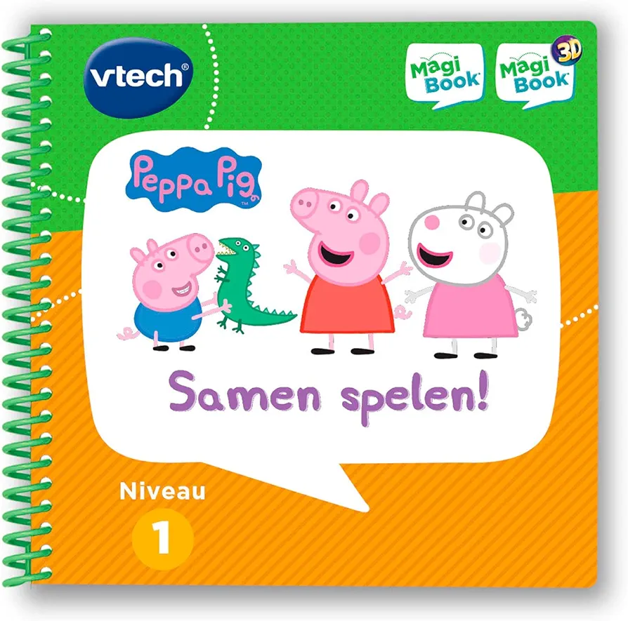 VTech - MagiBook Peppa Pig - Dutch Spoken - for Boys and Girls - from 2 to 5 Years Old - Educational Toys