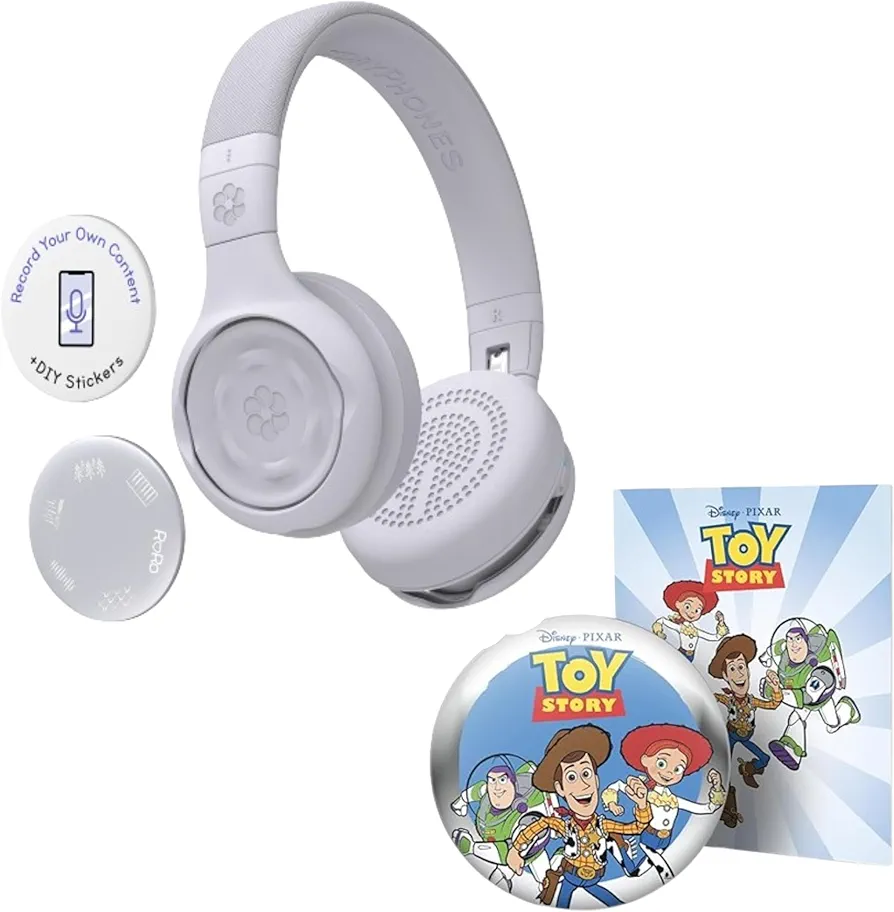 Bundle Storytelling Headphones Grey and StoryShield Pixar Toy Story