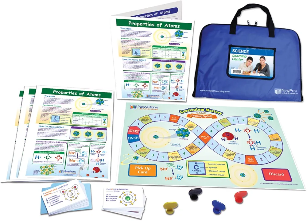 Properties of Atoms Learning Center Game - Grades 6-9