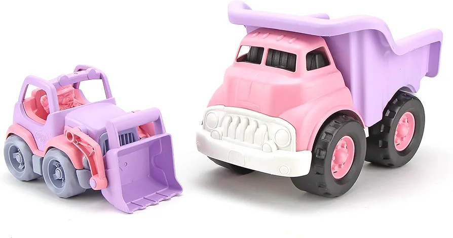 Green Toys Pink Dump Truck & Scooper