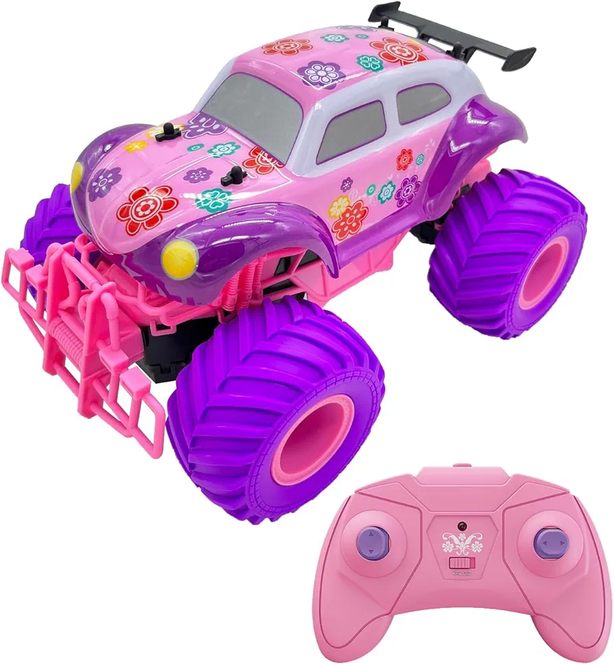 Threeking 1:16 Pink RC Car Remote Control Cars Toy Radio Controlled Car Trucks Toys Gifts Presents for Girls Kids Ages 6+