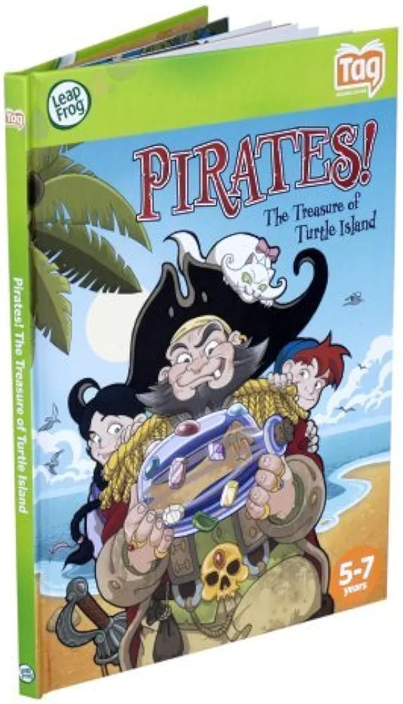 Leapfrog Tag Activity Storybook Pirates The Treasure of Turtle Island Compatible With Older System by LeapFrog