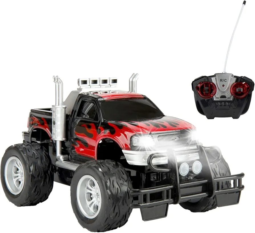 1:18 Scale RC Monster Truck 2.4GHz All Terrain Remote Control Car 20 Km/h Off Road RC Crawler Christmas Birthday Gift for Kids 4-12