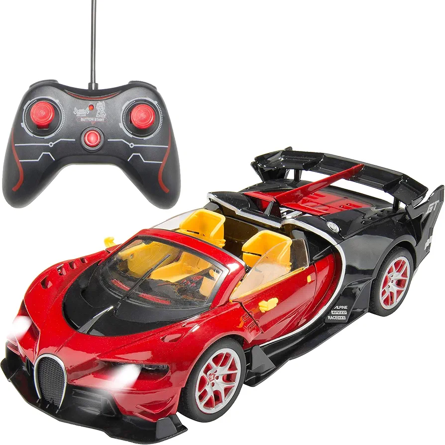 RC Cars Toys for Boys Girls Vehicle Racing Hobby with Headlight Christmas Birthday Gifts for Kids Remote Control