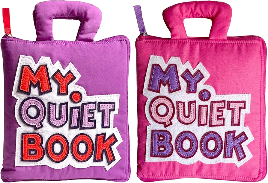 My Quiet Book for Toddlers (Pack of 2) - Travel Essentials for Toddlers 1-3