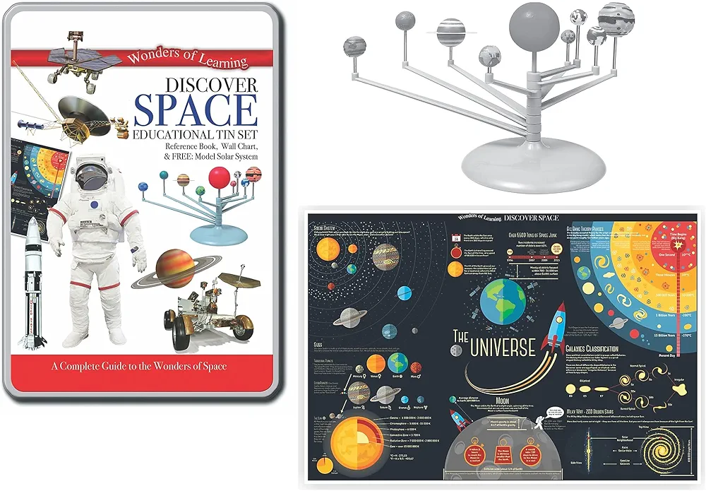 Wonders of Learning Wonders of Learning Tin Set, Discover Space Large