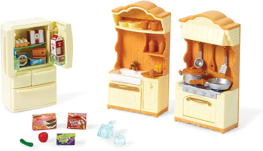 Calico Critters Kitchen Playset - Create Delicious Meals with Your Critters