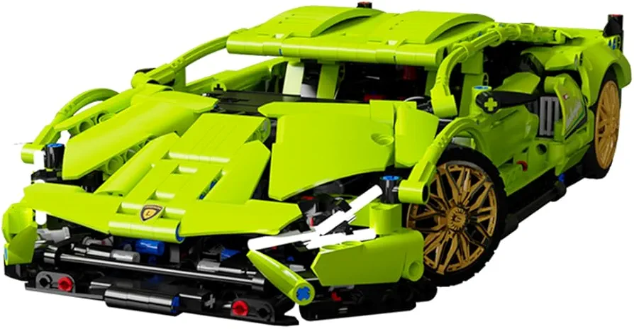 ENHANA Building Blocks Tech Sports Car 1: 14 Supercar Building Brick Racing Car Building Kit Adult Collectible Race Cars Model Great Gift for Boys, Girls, and Teens Ages 6+,1268PCS