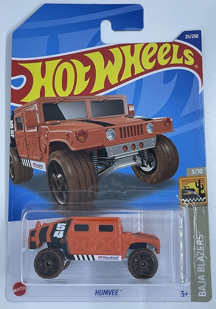 Hot Wheels 2022 - Humvee - Baja Blazers 3/10 [Orange] #25/250