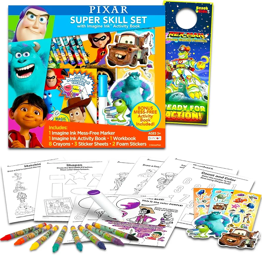 Toy Story Ultimate Activity Set - Bundle with Mess-Free Toy Story Coloring Books, Stickers, Games, Puzzles, Drawing, More | Disney Pixar Activities for Boys, Girls, Kids