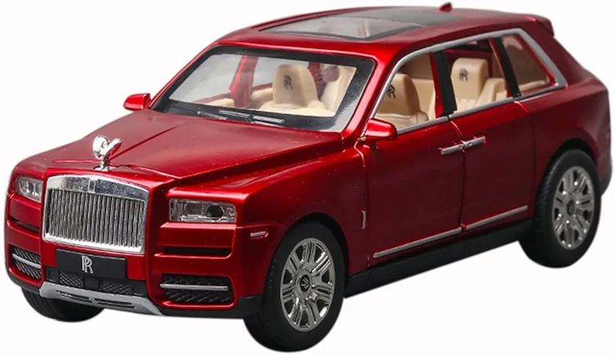 1/24 for Cullinan SUV Diecast Metal Model Cars for Kids Boy Girl Toys Gift for Kids - Grand Prix Car (Color : C)