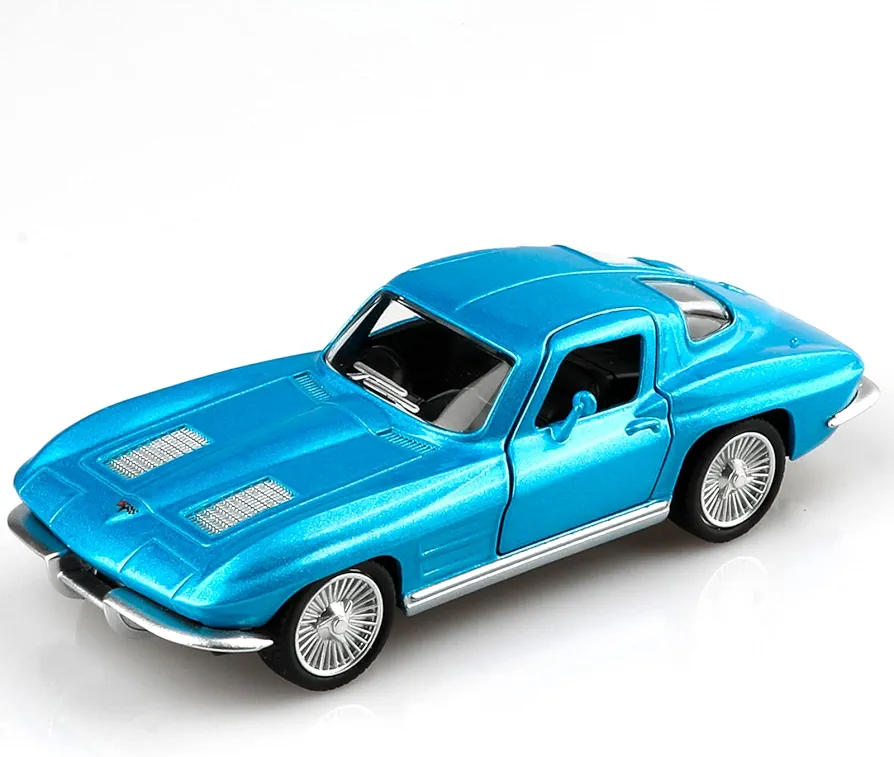 1/36 Scale 1963 Chevy Corvette Diecast Cars Models,Pull Back Vehicles Toy Cars,Cars Gifts for Boys Girls