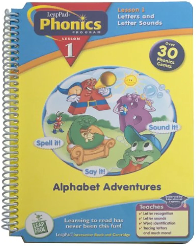 Leap Frog Phonics Book , Alphabet Adventures