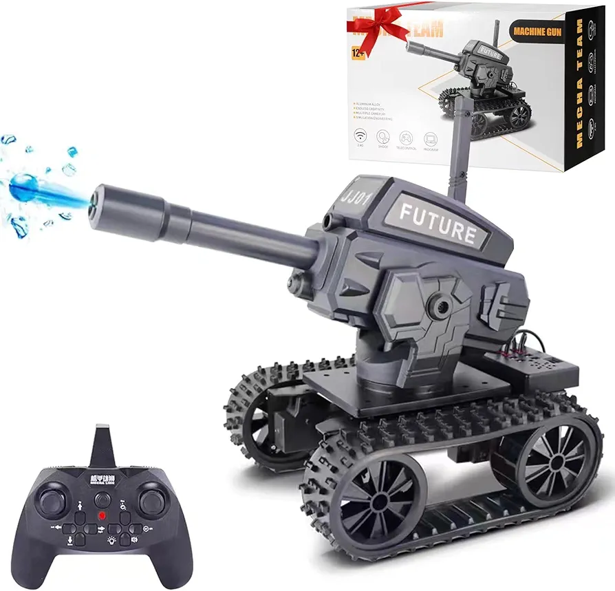 Robot Kit,STEM Projects for Learning&Education-RC Tank Rechargeable DIY Remote Control Track Tank,Building Science Kits,Perfect Holiday Xmas Birthday Gifts.