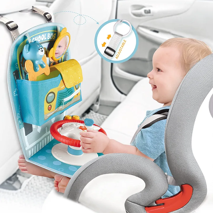 Baby car toys with steering wheel center for play and kick (Car)