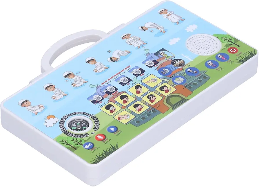 Tnfeeon Kids Learning Pad, Electric Children Learning Machine for Kids Students for Children for Learning English for Learn Malaysian Arabic