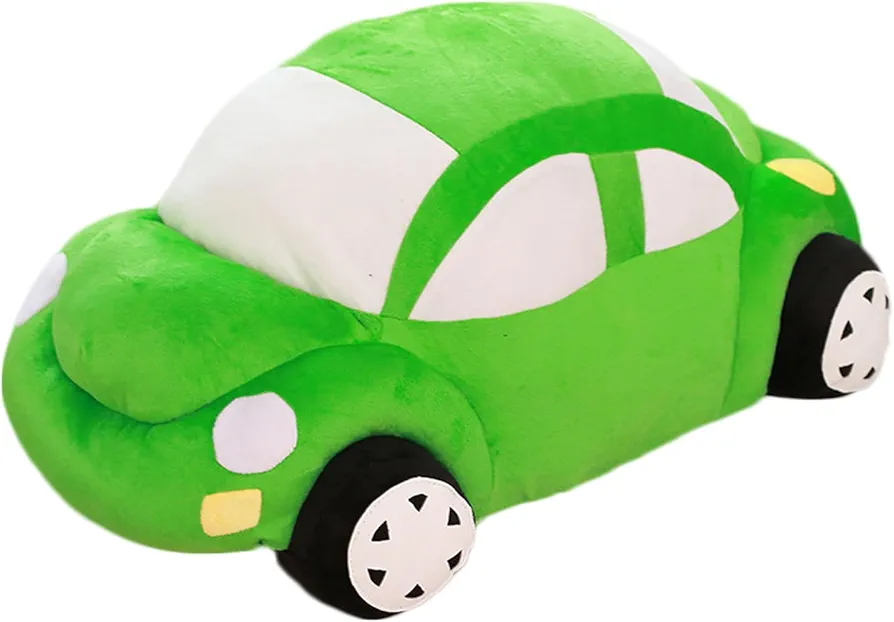 CHELEI2019 12.6" Car Stuffed Animal,Cute Car Shaped Plush Pillow Toy,Gifts forKids,Green