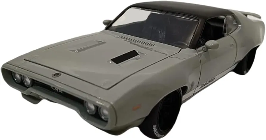 Scale model cars for Plymouth GTX Alloy Simulation Sports Car Boy Toy Car Model Gift 1:24 Toy Car Model