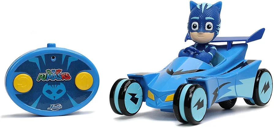 Jada Toys PJ Masks Cat Car RC Radio Control Cars 2.4 GHz,Multi,32908