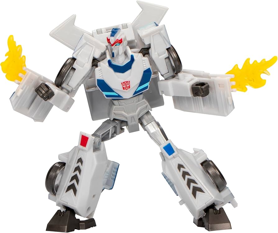 Transformers EarthSpark Deluxe Class Prowl 5-Inch Robot Action Figure, Converts in 12 Steps, Interactive Toys for Boys for Girls Age 6 and Up