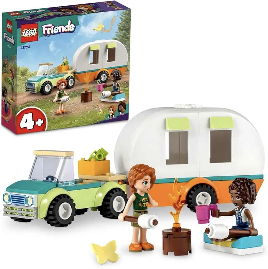 LEGO Friends Holiday Camping 41726 Toy Blocks, Present, Vehicles, Girls, Ages 4 and Up