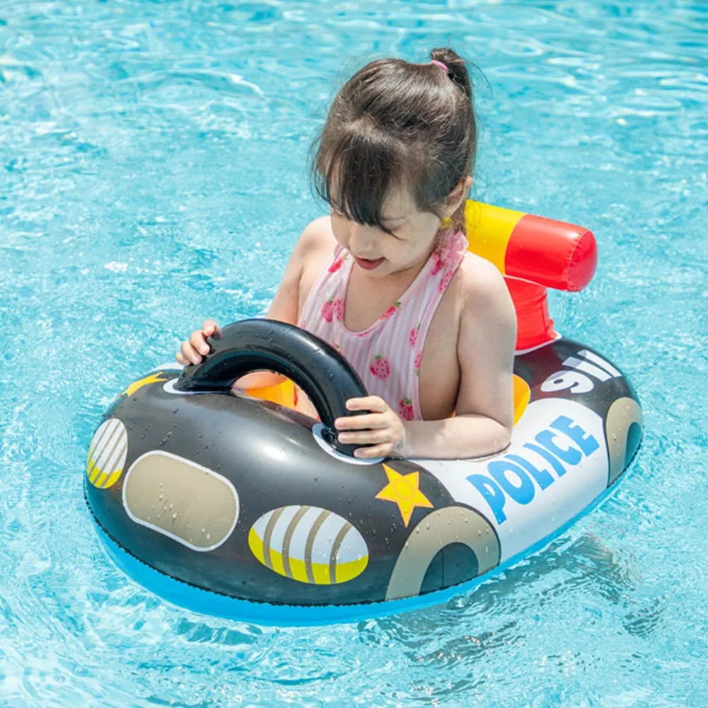 Baby Pool Float with Safty Seat, Inflatabl Baby Swim Floatie for Baby Toddler Pool Swimming Tools