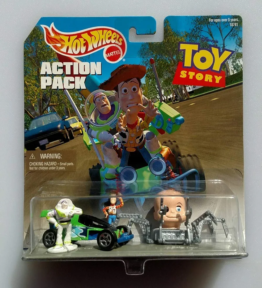 Hot Wheels Action Pack TOY STORY with RC CAR, BABY FACE, BUZZ & WOODY