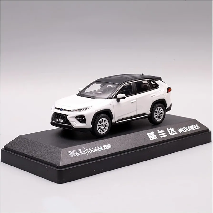 Scale model cars for Scale WILDLANDE RAV4 Alloy SUV Vehicle Boy Gift Ornament Model 1/43 Toy Car Model(1)