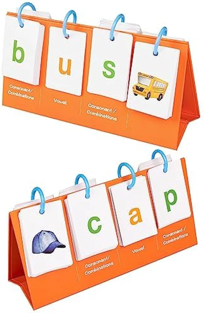 Phonics Flash Cards - CVC Word Games for Kindergarten - Learn to Read Phonics Games for Toddlers