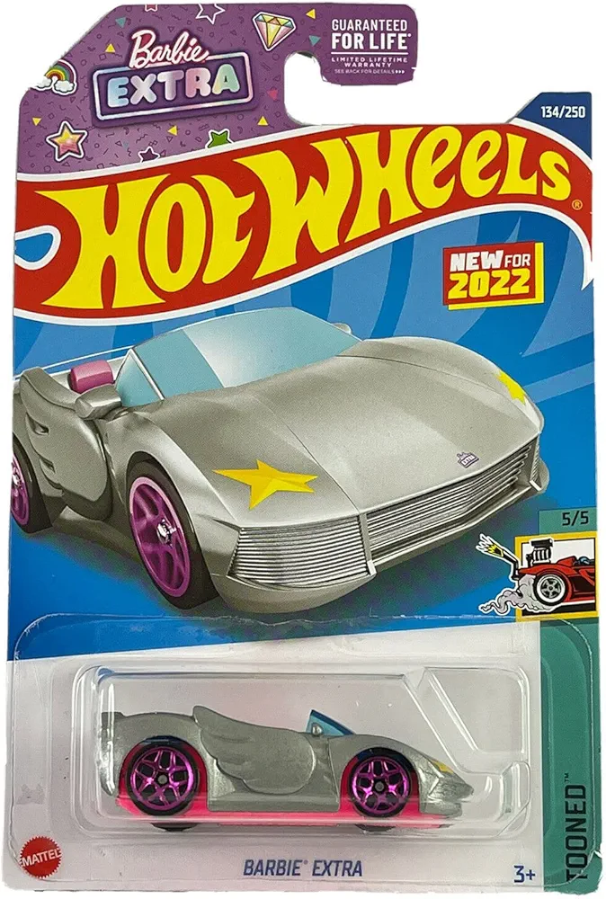 Hot Wheels Barbies Extra, Tooned 5/5 [Silver] 134/250