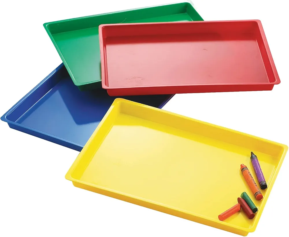 Edx Education Multipurpose Trays, Set of 4 Assorted Colors